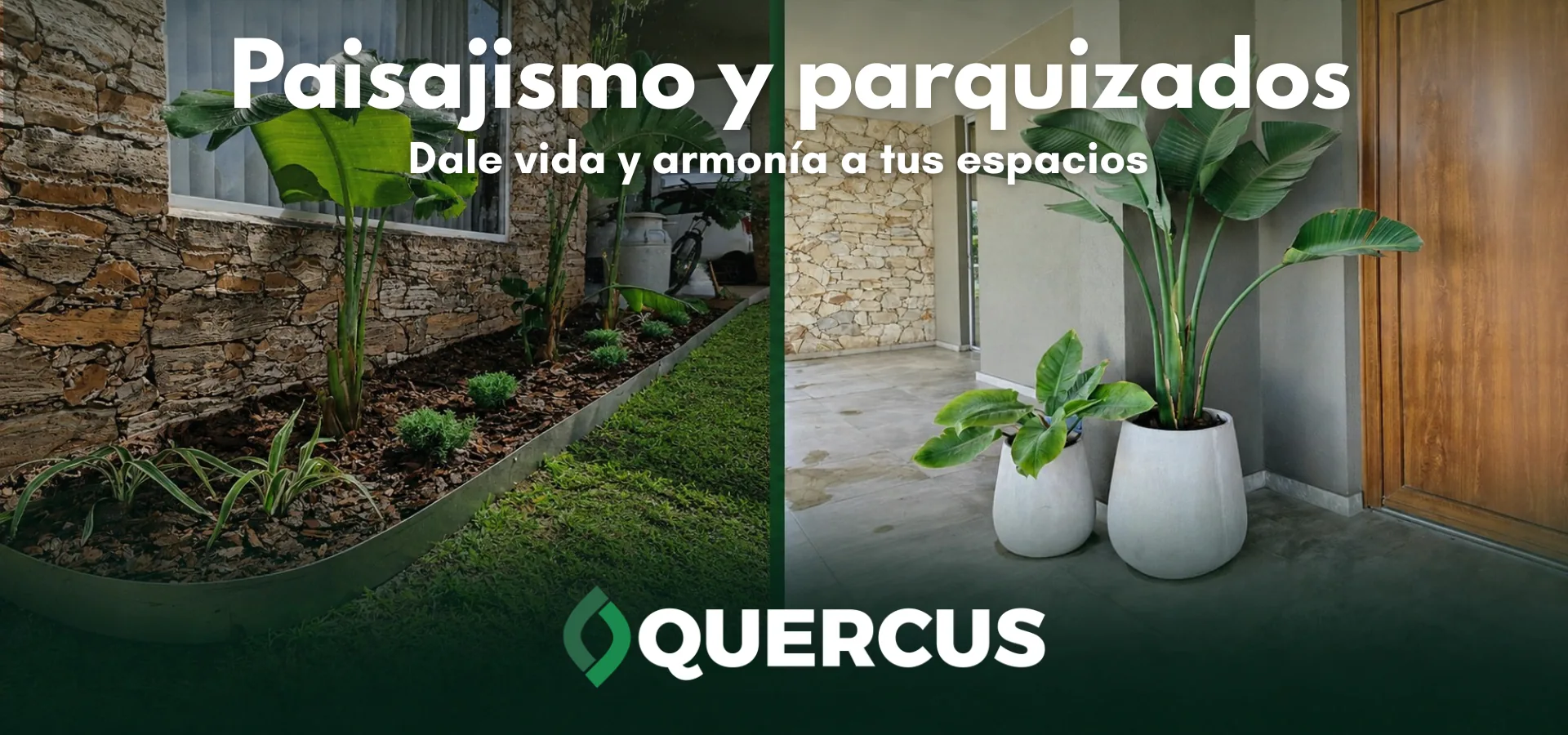 Jardín mantenido por Quercus